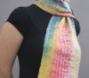 Rainbow Shibori scarf