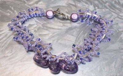 Purple Twist bracelet